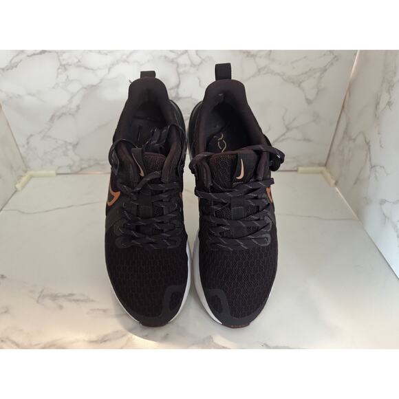 Nike React Infinity Run Flyknit Shoes Mens Size 8.5 Running, Violet and Gold - Picture 2 of 6